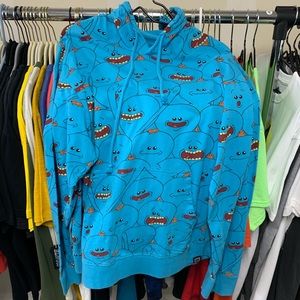 Rick n Morty Mr. Meeseeks long sleeve hoodie